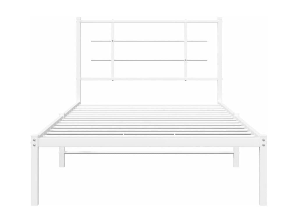 White Metal Mattress, 100 x 190 cm