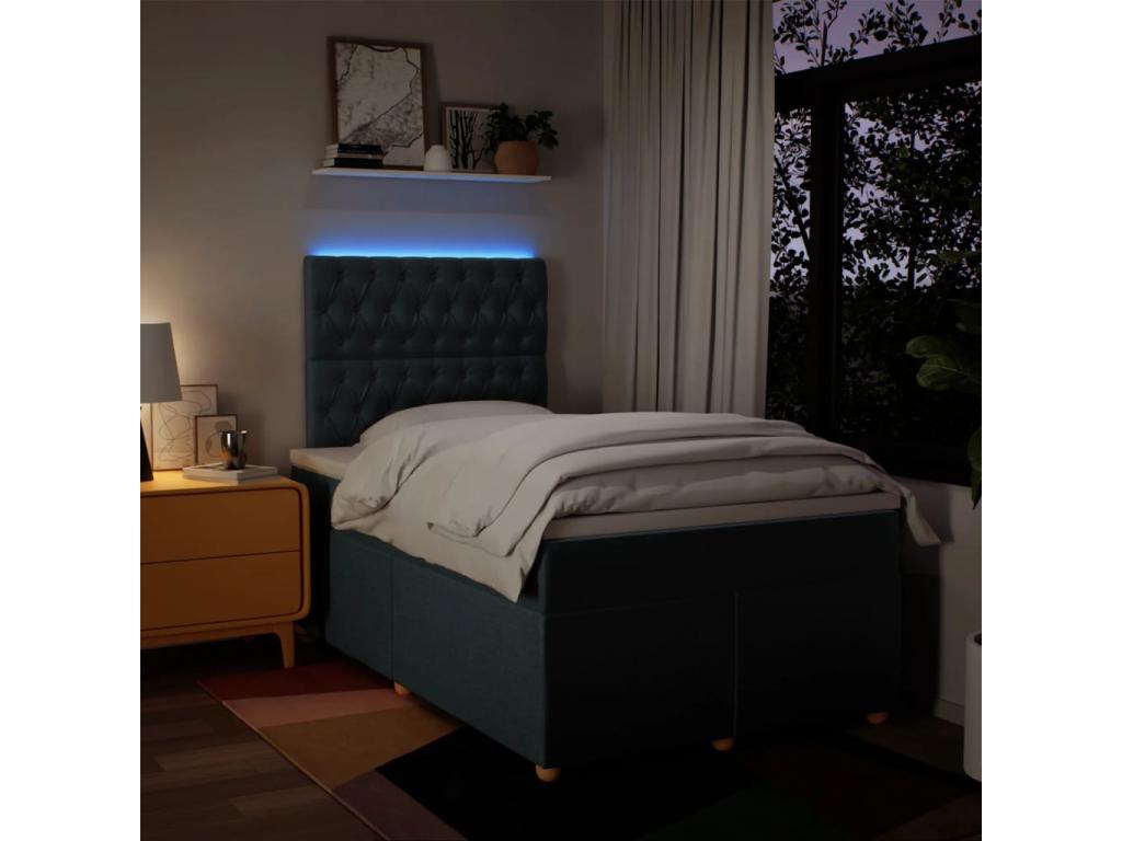 Blue Fabric Mattress, 120 x 200 cm