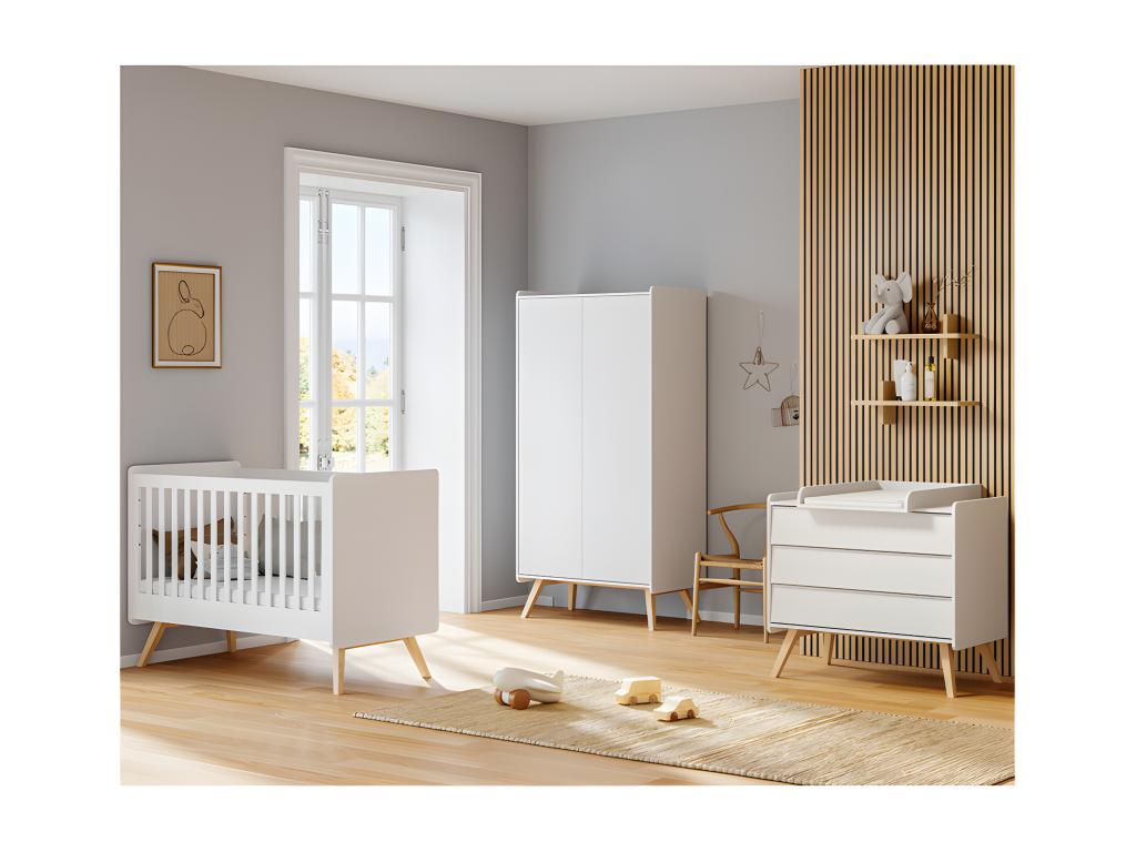 White Bed, 60 x 120 cm