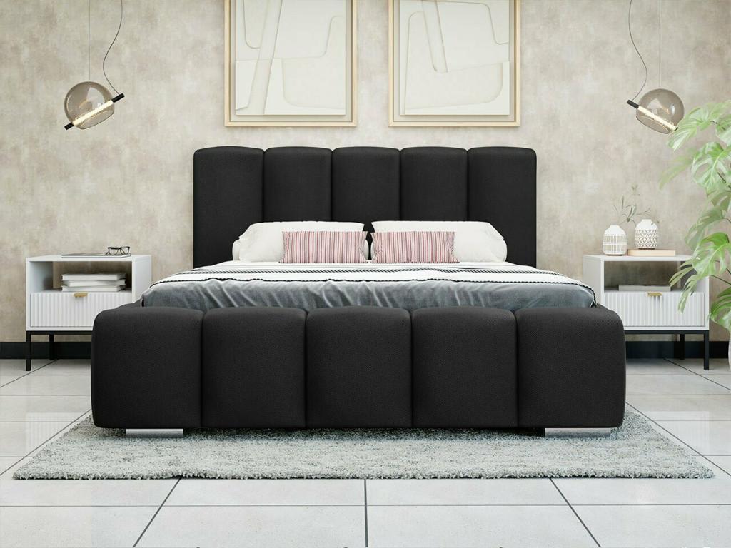 Black Bed, 180 x 222 x 112 cm