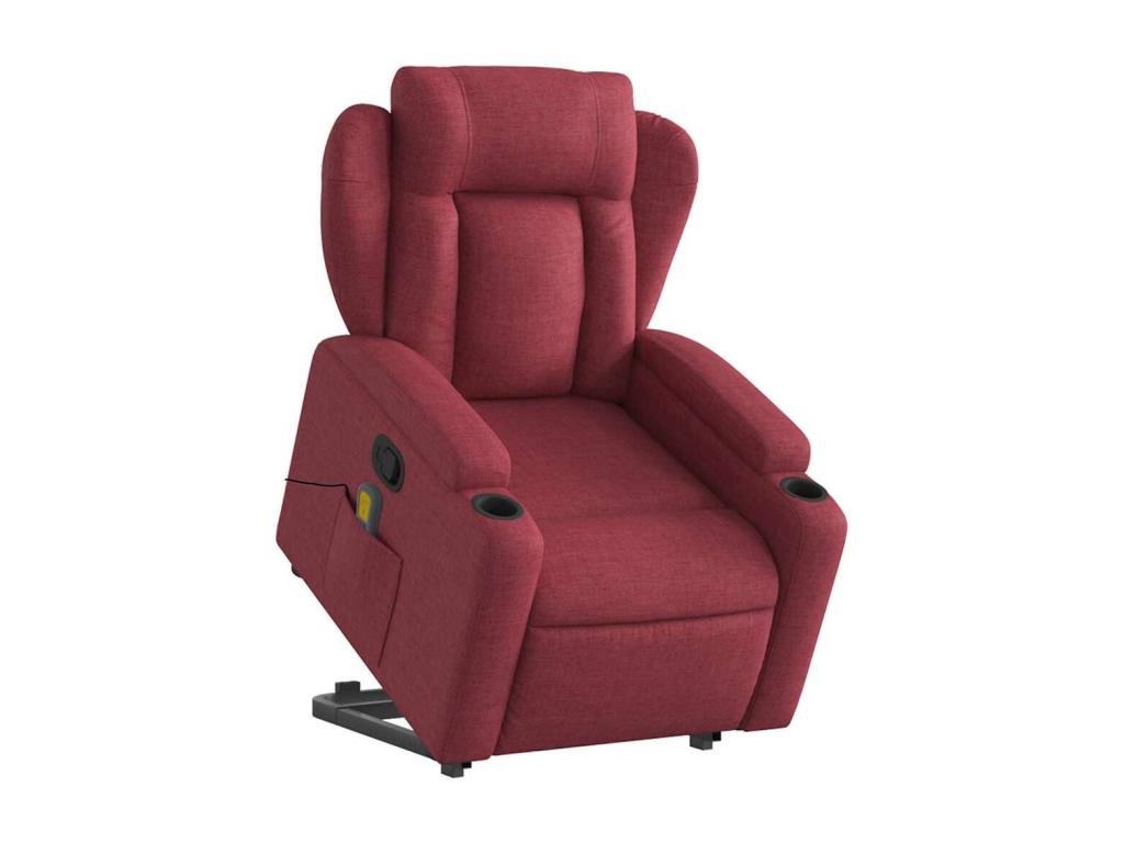 Red Fabric Accent Chair - dlz1766580760339