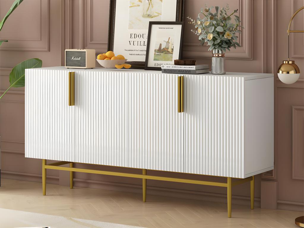 White Metal Sideboard