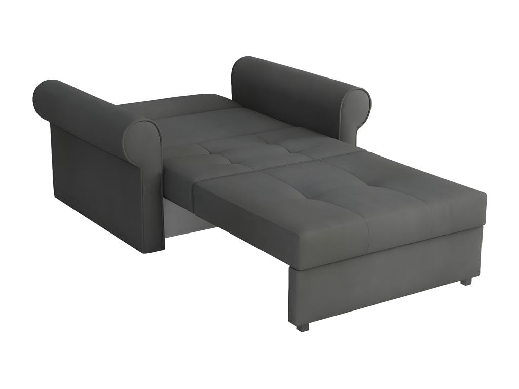 Brown Metal Accent Chair, 85 x 116 x 98 cm