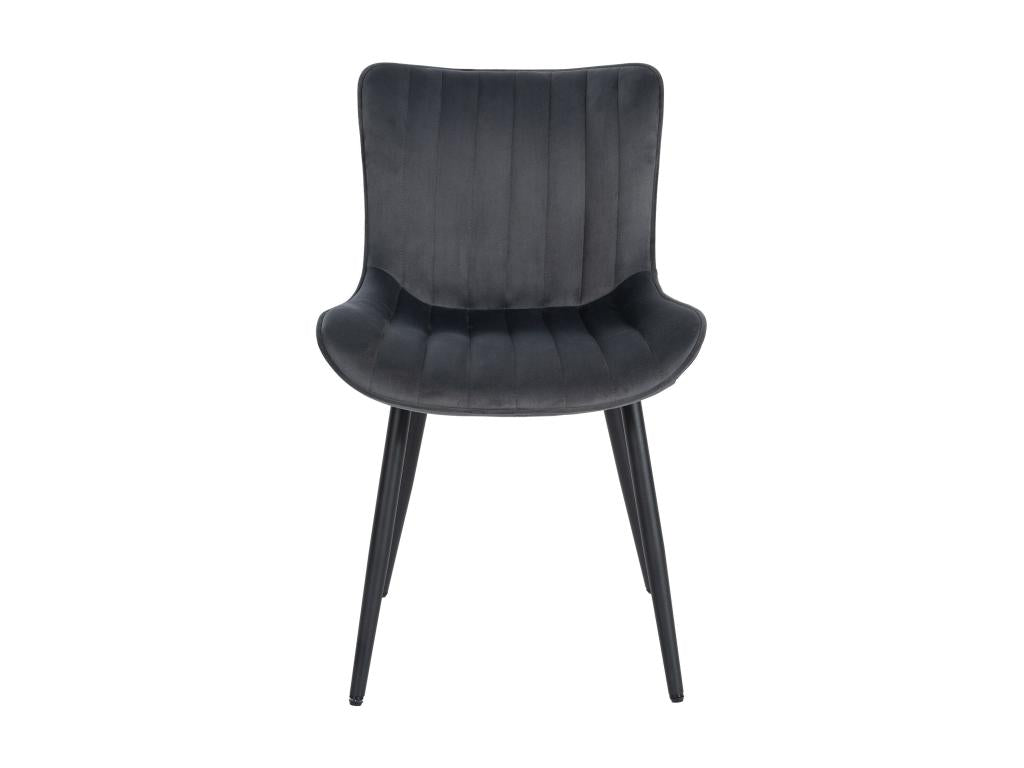 Anthracite Velvet Chair