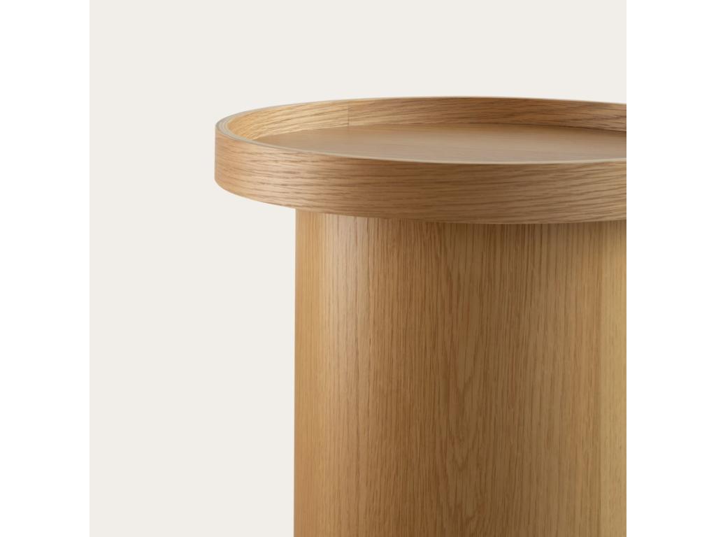 Brown Oak Wood Coffee Table, 50 x 40 cm