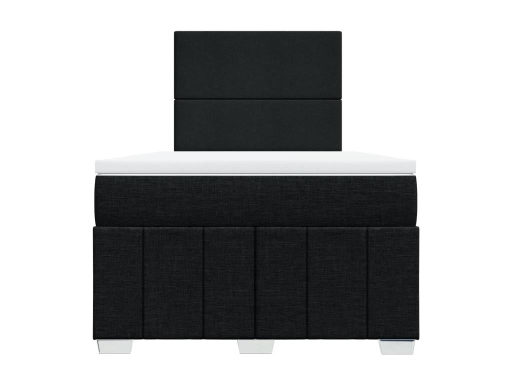 Black Fabric Mattress, 120 x 190 cm