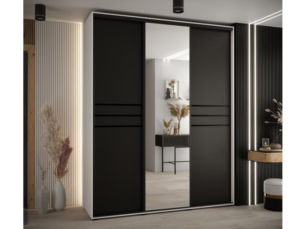 Black Wardrobe, 190 x 60 x 235.2 cm - dlz1766580873433
