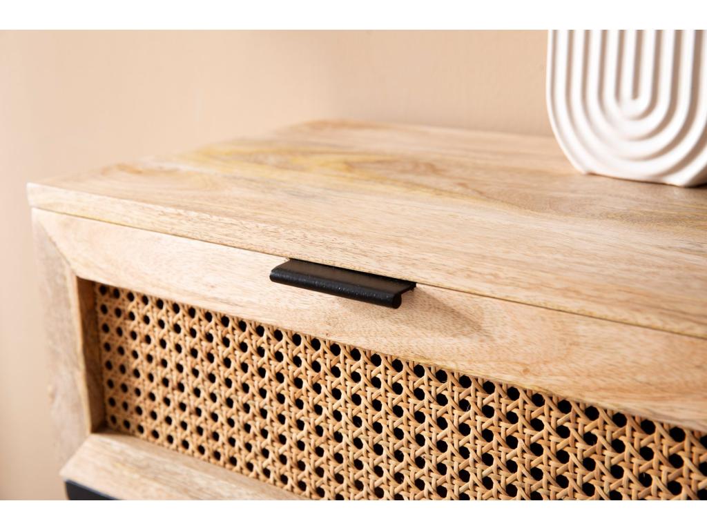 Natural Solid Wood Table, 50 x 60 x 30 cm